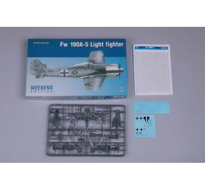 Fw 190A-5 Лёгкий Истребитель (2 пушки) 1/72