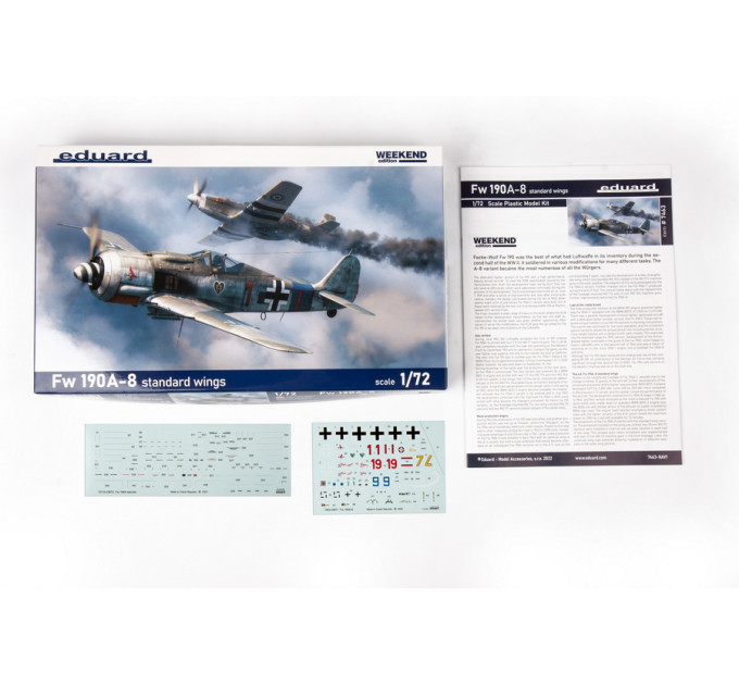 Fw 190A-8, стандартне крило 1/72