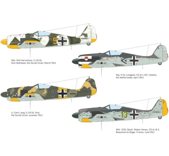 Збірна модель Fw 190A-5 1/72 Eduard 7470