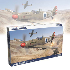 Збірна модель Avia S-199 ERLA canopy 1/72 Eduard 7472