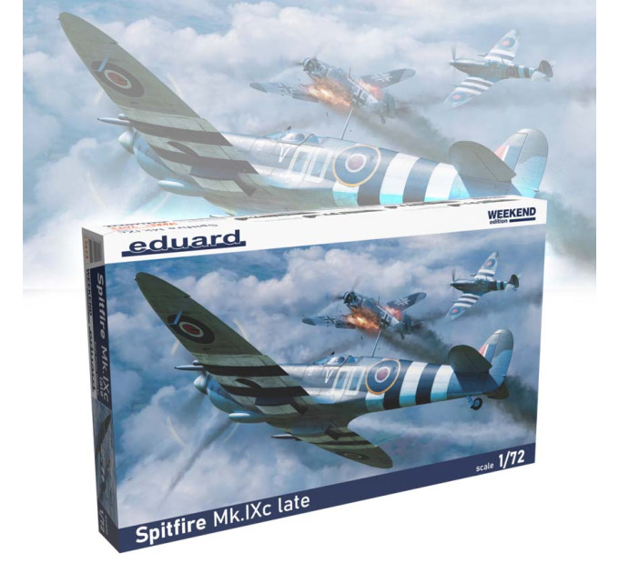 Збірна модель Spitfire Mk. IXc пізній 1/72 Eduard 7473
