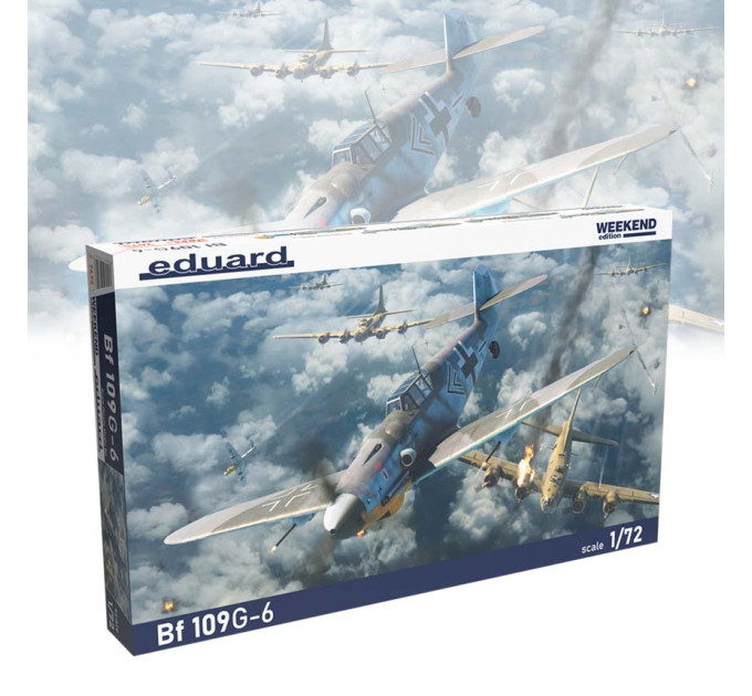 Збірна модель Bf 109G-6 1/72 Eduard 7475