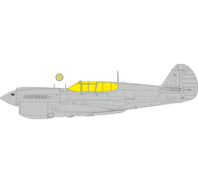 Маски P-40E 1/48 Eduard EX1089