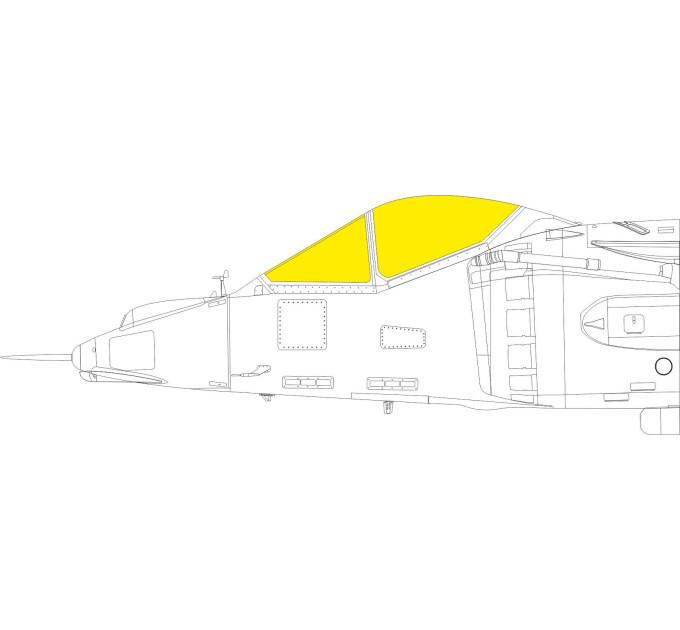Маски Harrier GR.1/3 1/48 Eduard EX770