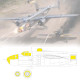 Маски для B-25J 1/48 Eduard EX925